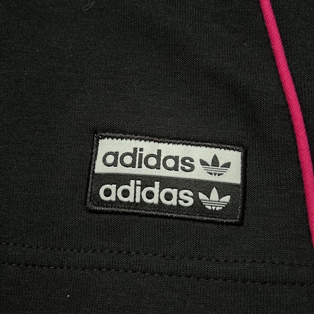 Black With Pink Stripes Button Pullover - image 4